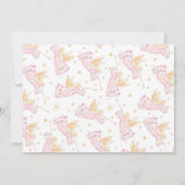 Carte Pastel Pink Angel | Merry Christmas Photo (Dos)