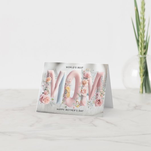Carte Pastel Pink Vibrant (Devant)