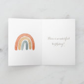 Carte Pastel Rainbow | Joyeux anniversaire (Intérieur)