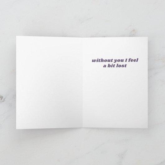 Carte Pastel Shapes Missing You (Intérieur)