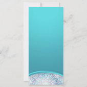 Carte Pastel Snowflake Mandala (Dos)