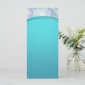 Carte Pastel Snowflake Mandala (Debout devant)