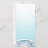 Carte Pastel Snowflake Mandala (Dos)