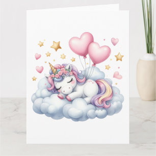 Carte Pastel Unicorn