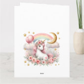 Carte Pastel Unicorn (Dos)