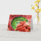 Carte Pastèque (Fleur jaune)