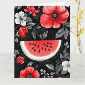 Carte Pastèque de Palestine  (Fleur jaune)