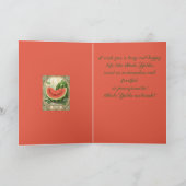 Carte Pastèque de Yalda pour la Nuit de Chelle Fruits (Intérieur)