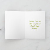 Carte Pastèque & Fleurs Personnalisé (Intérieur)