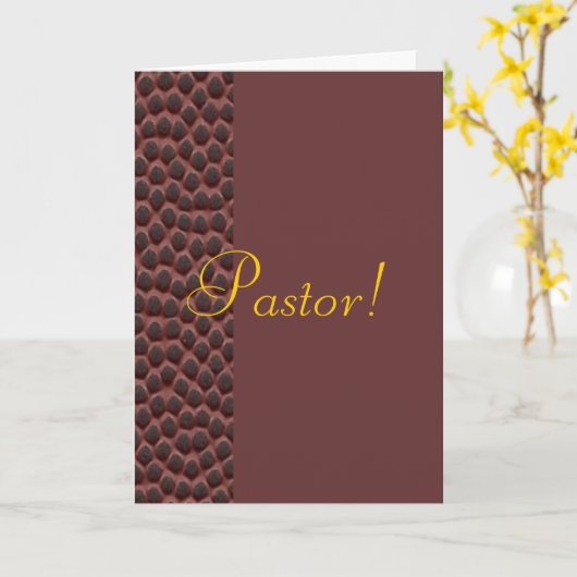 Carte Pasteur (Fleur jaune)