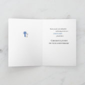 Carte Pasteur de l'anniversaire de l'ordination diaconiq (Intérieur)