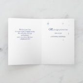 Carte Pasteur et femme maître des bénédictions de Noël e (Intérieur)