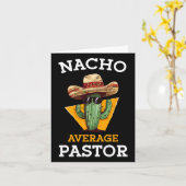 Carte Pasteur moyen Nacho Prédicateur Chef religieux Cin (Fleur jaune)