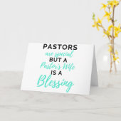Carte Pastors Are Special But A Pasteur's Wife bl (Fleur jaune)