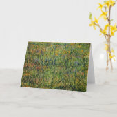 Carte Pasture en fleurs par Vincent van Gogh (Fleur jaune)