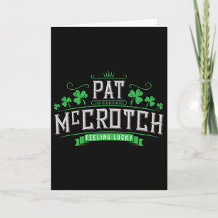 Carte Pat Mccrotch - Chance De L'Irlandais - Drôle St Pa