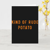 Carte Patate Douce Sorte De Patate Impolie Drôle De Than (Fleur jaune)
