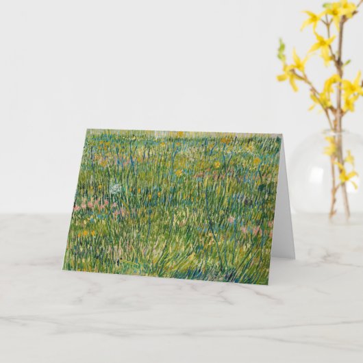 Carte Patch d'herbe | Vincent van Gogh (Fleur jaune)