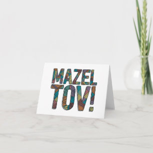 Carte Patchwork de Mazel Tov multi
