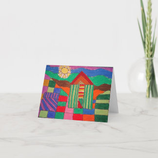 Carte "Patchwork Farm" (Patchwork Pastels et Stylo à hui