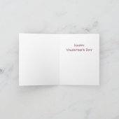 Carte Patchwork La plus grande pièce de mon coeur Valent (Intérieur)