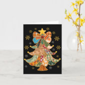 Carte Patchwork Xmas Coquette Bow Lace Joyeux brillant C (Fleur jaune)