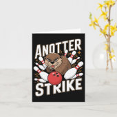 Carte Pâte à bascule drôle - Anotter Strike Otter (Fleur jaune)