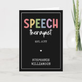 Carte Pathologiste orthophoniste sur mesure SLP (Devant)