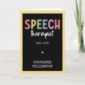 Carte Pathologiste orthophoniste sur mesure SLP (Devant)