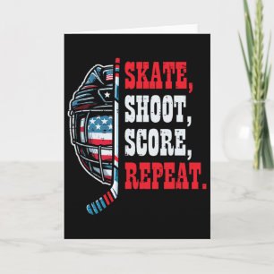 Carte Patin à glace de hockey Shooy Score Répéter Joueur