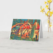 Carte Patinage de Noël à l'hôtel de ville de Toronto (Fleur jaune)