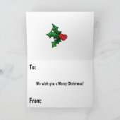 Carte Patinage de Noël Chats V2 (Intérieur)