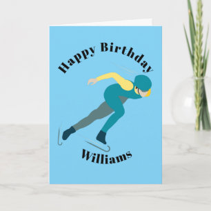 Carte Patinage de vitesse