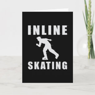 Carte Patinage en ligne Patinage en ligne Inliner Drôle