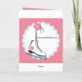 Carte Patinage sur glace (Dos)