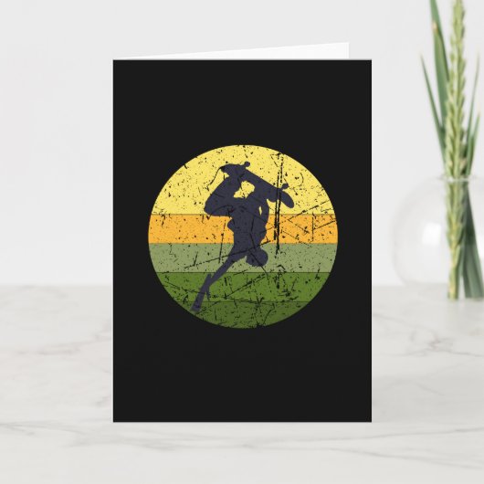 Carte Patinage vintage (Devant)