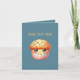 Carte Pâtissiers personnalisables amateurs de muffins mi