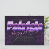 Carte Patricia Nom Prénom (Debout devant)