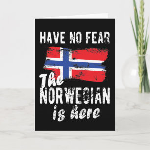 Carte Patrimoine norvégien Norvège Racines drapeau norvé