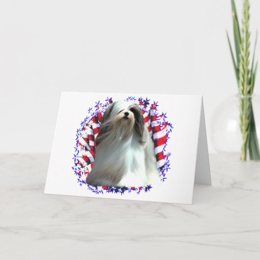 Carte Patriote de Lhasa Apso (Devant)