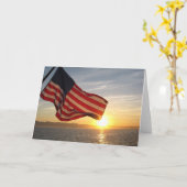 Carte Patriotic Greetings (Fleur jaune)