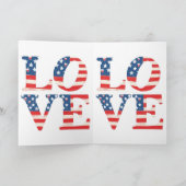 Carte patriotic love (Intérieur)