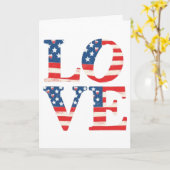 Carte patriotic love (Fleur jaune)