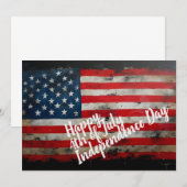 Carte Patriotique 4 juillet Fête de l'Indépendance (Devant / Derrière)