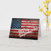 Carte Patriotique 4 juillet Fête de l'Indépendance (Fleur jaune)