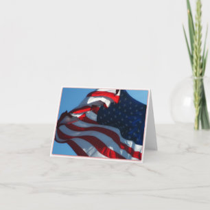 Carte Patriotique American Flag