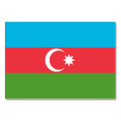 Carte patriotique avec Drapeau d'Azerbaïdjan (Dos)