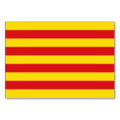 Carte Patriotique avec Drapeau de Catalogne, Espag (Dos)
