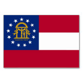 Carte patriotique avec Drapeau de Géorgie (Dos)