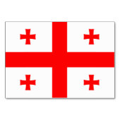 Carte patriotique avec Drapeau de Géorgie (Dos)